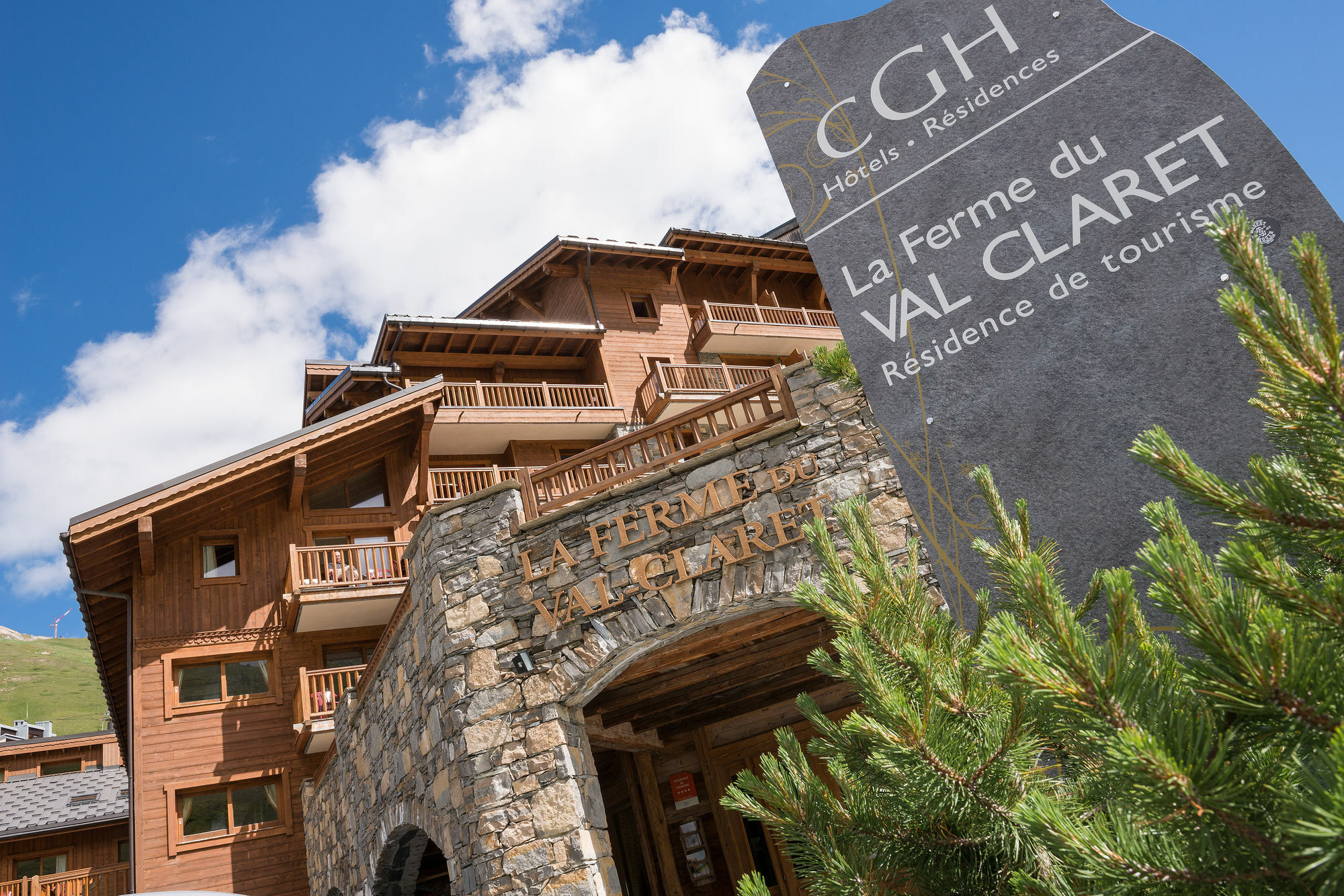 Cgh Residences & Spas La Ferme Du Val Claret Tignes Exteriör bild